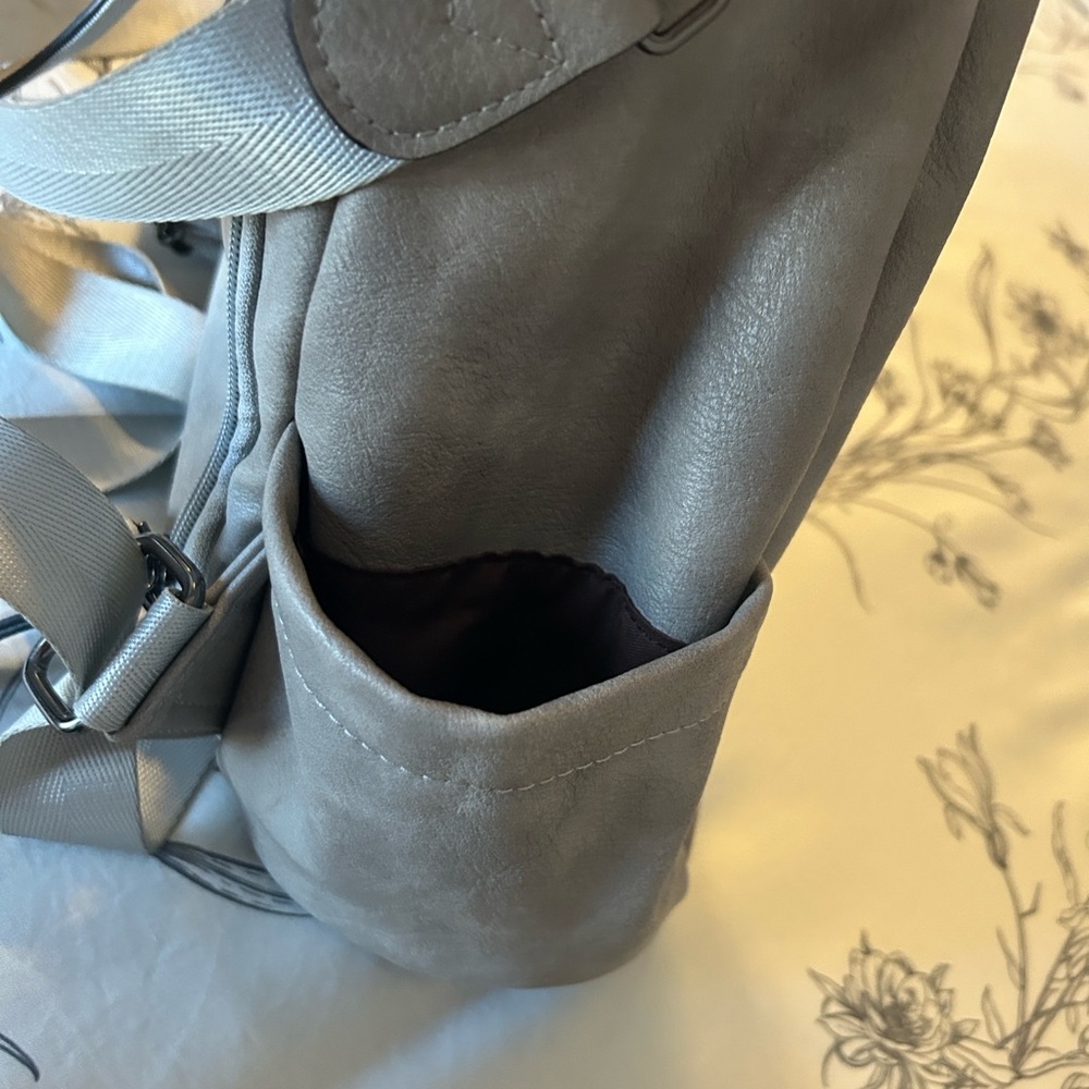 Bromen Gray Antitheft Purse/Backpack - image 3